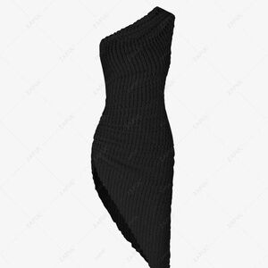 Single Strap Asymmetrical Dress